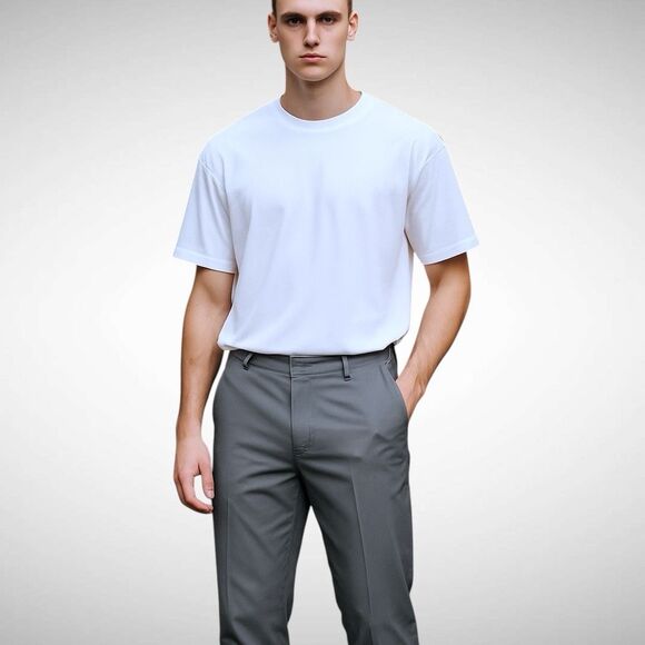 Adidas Golf Pants ClimaLite Stretch Flat Dry Fitting Athletic‎ Mens Medium 34x33 - Picture 1 of 12